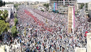 تظاهرات مردم سوریه در اوایل انقلاب
