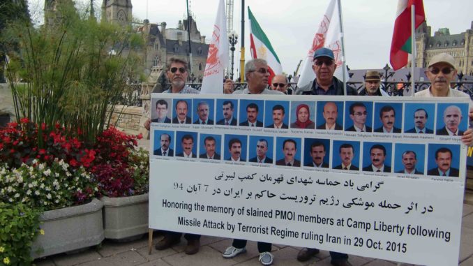 Ottawa-Oct21-6 در بزرگداشت شهدای حمله موشکی به لیبرتی در 7 آبان 95