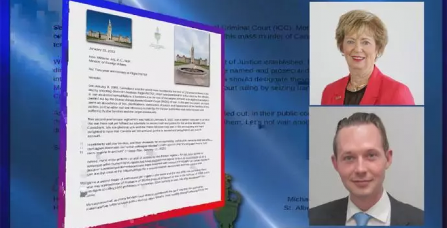 نامه جودی اسگرو و مایکل کوپر به وزیر خارجه کانادا درباره ضرورت ارجاع پرونده جنایت سران رژیم ایران به شورای امنیت