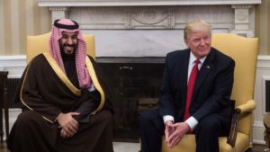 U.S. President Donald Trump and Saudi Deputy Crown Prince Muhammad bin Salman (file photo)