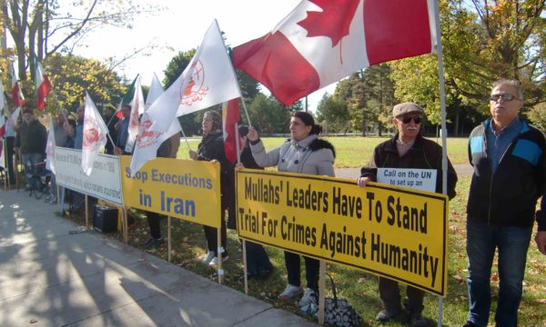 Iranian Canadian 4 Days Demonstration in Ottawa From October 10 – October 13 – Call for Justice for the 1988 Massacre in Iran