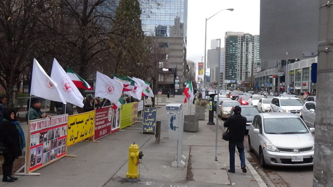 Demonstration in Toronto Mel Lastman Square