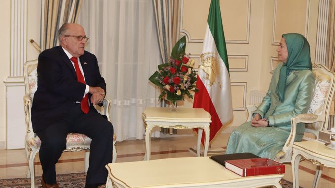 Maryam-Rajavi-Meet-Rudy-Giuliani
